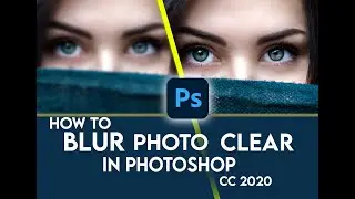 How to blur photo clear in photoshop cc with Mohsin khan Creation