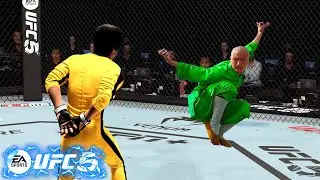 UFC5 Bruce Lee vs mr Monkey EA Sports UFC 5 PS5