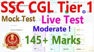 🎯SSC CGL 2024 Hardest Mock Test Testbook |Target SSC CGL 2024, Math,GK, Reasoning & English