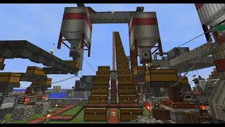 Modded Superflat Survival E151 - Large-Scale Steel Factory