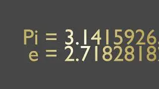 500 Digits of Pi and e