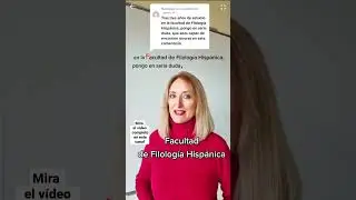 Facultad de Filología Hispánica. 