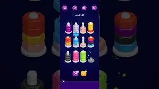 Nut Sort Level 118 Walkthrough | Nuts — Color Sort 118 solution