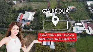 Đất 2 Mặt Tiền Gần Trường Lái - UBND Xã Nhuận Đức I Phân Lô - Xây Khách Sạn Tuyệt Vời