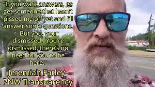 Jeremiah Farley - PNW Transparency - First Amendment Auditing in Olympia: Part Three (June Part One)