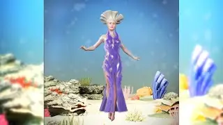 🐠 Marine animalistic fantasy collection 🐠 created in CLO 3D and DAZ Studio