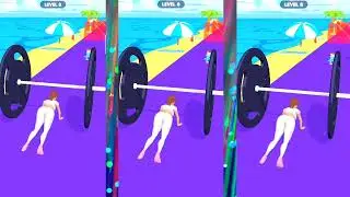 Noob vs Pro vs Hacker Barbell Girl Gameplay