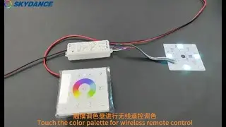 How 4 Zone RGBW Remote Panel T14 work with LED Controller WT5 wireless?