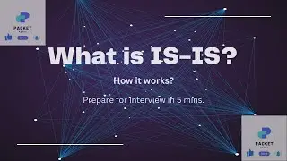 What is IS-IS? || How it Works? || Learn the Key points for your interview in 5 mins.