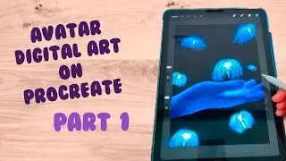 Avatar Seeds of the Sacred Tree Digital Art on iPad Procreate - 1st of my Avatar Digital Art Series