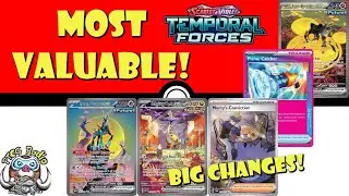 Top 10 Most Valuable Cards from Temporal Forces! BIG Update! (Pokemon TCG News)