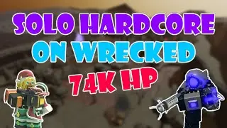 [74k HP] Solo Hardcore on Wrecked Battlefield / Tower Defense Simulator