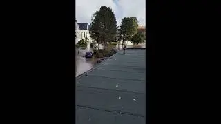Povodně Krnov 2024 - Hlavní náměstí 18 ze dvora
