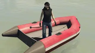 Sailing Unique Non-Motorized Boat in GTA Online