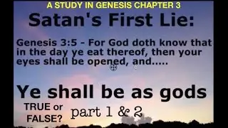 History of Creation: Genesis 3: 'ye shall be as gods'
