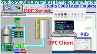 Rockwell Automation| Studio 5000 V33|Studio 5000 Emulate V33 connect with TIA Portal V18| PID SIM