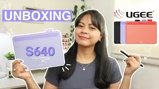 Purple UGEE S640 Pen Tablet (Unboxing, Testing & First Impression) ❤︎ | Emmy Lou