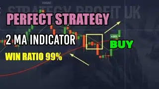 Perfect Strategy - 2 MA Indicator - Win Ratio 99% - Best pocket option strategy