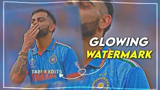 Ae Like Glowing Watermark Tutorial On Alight Motion 🔥