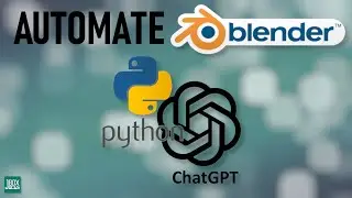 Automate Blender with Python & ChatGPT - (Automate Materials by frame)