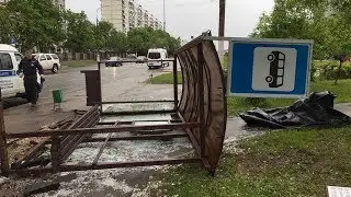 Ураган в столице !  Москвичи выясняют, почему не было СМС с предупреждениями
