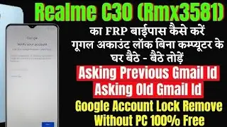 Realme c30 frp bypass without pc