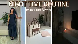 Night Time Routine | What’s in my Bag?! | Aesthetic Silent Vlog Living alone in Lagos.