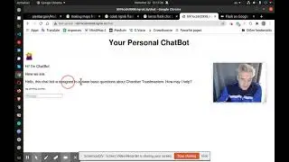 flask chat bot with Keras running on google colab