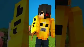 Minecraft but I JUMP THROUGH PAINTINGS! #shorts