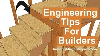 How To Use Stair Tread To Make Stronger Structural Connection Between Stringers And Ledgers
