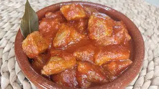 Carne con tomate CASERO ( guiso de magro con tomate) Fácil de preparar