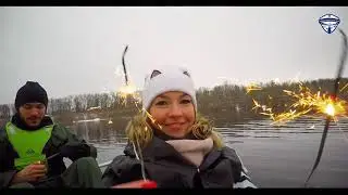 Байдарочные зарисовки. "Рождественские покатушки" на р.Западная Двина. (г.Полоцк)