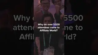 Work hard, play harder at Affiliate World Conferences 🍻🍾 