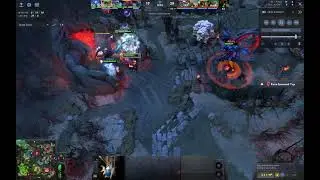 Dota 2 Roshan twin portal travel gets bugged and chance to comeback is lost