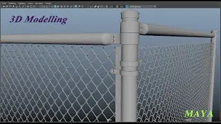 How to model a grill of a Fence in Maya | Autodesk