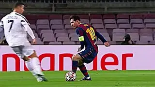 Messi Dribbling Ronaldo