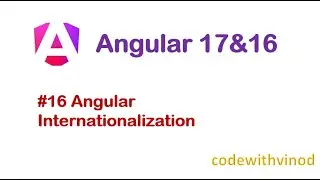 #16 Angular Internationalization