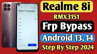 Realme 8i frp bypass android 13, 14 | Realme 8i RMX3151 frp bypass without pc | Realme 8i frp bypass