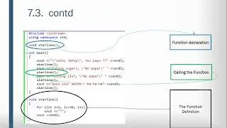 C++ Functions -Part 1