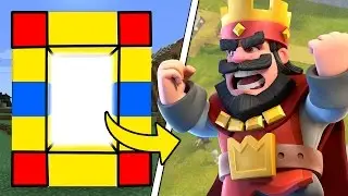 COMO FAZER UM PORTAL PARA O MUNDO DE CLASH ROYALE !! (Minecraft)