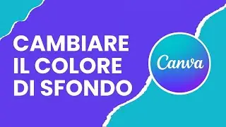 Come cambiare il colore di sfondo in Canva
