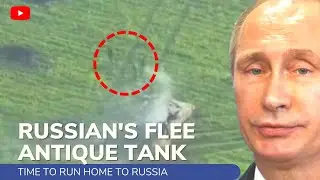 Three Russian’s in an Ancient T62 Tank have had enough of Putin’s War