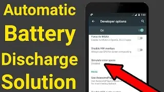 Automatic Mobile Battery Discharge Problem Solution Tricks & Tips in hindi