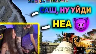 СИМПЛ ВЫГОНЯЕТ АРИНЯН И ИГРАЕТ FACEIT ЗА НЕЁ | AHRINYAN STREAM