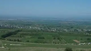 Панорама Чуйской долины. Город Бишкек