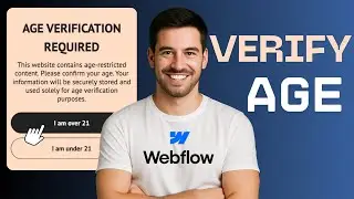 How to Add Age Verification in Webflow [STEP BY STEP]