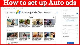 How to set up google adsense Auto ads | Increase Google Adsense Earning