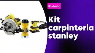 Kit de Herramientas para Carpintería Stanley: Sierra Circular, Fresadora y Lijadora Orbital | Oferta
