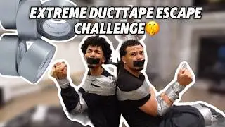 EXTREME DUCT TAPE ESCAPE CHALLENGE!