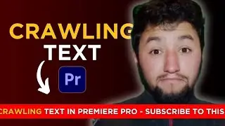 Crawling Text in Premiere Pro ||How To Add A Horizontal TEXT CRAWL In Premiere Pro || Noori Services